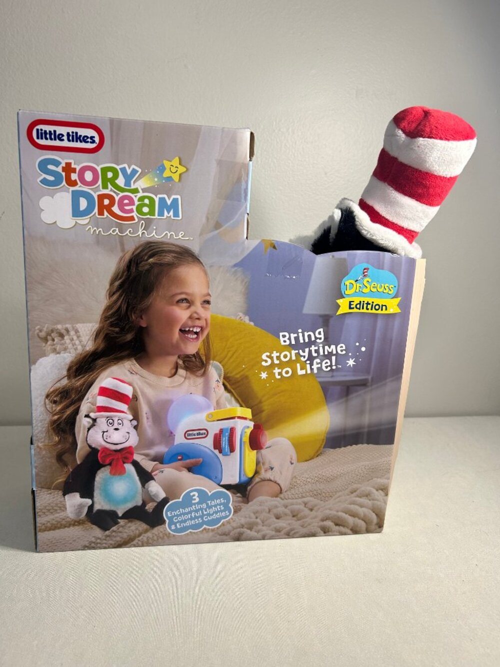 NIB The Cat in the Hat Set Dr. Seuss Little Tikes Story Dream Machine - Picture 3 of 4